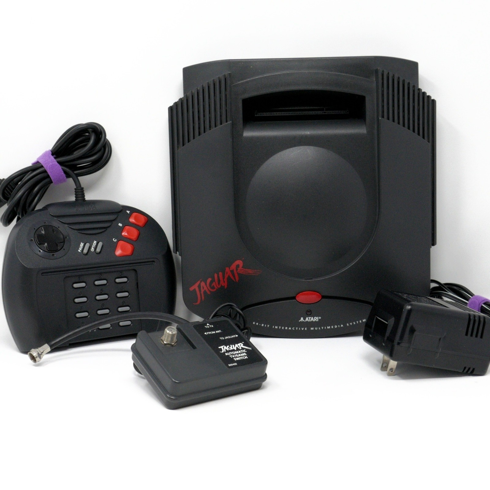 Atari Jaguar System - Console, Controller, & Cables - Very Good Cond - Tested