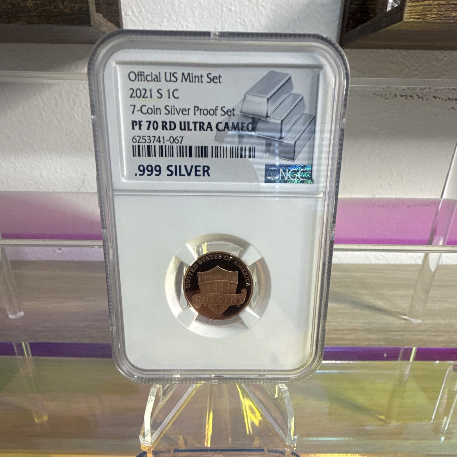 United States Proof Set 2021-S U.S. Mint 7-Coin Silver Proof NGC PF70 RD UC