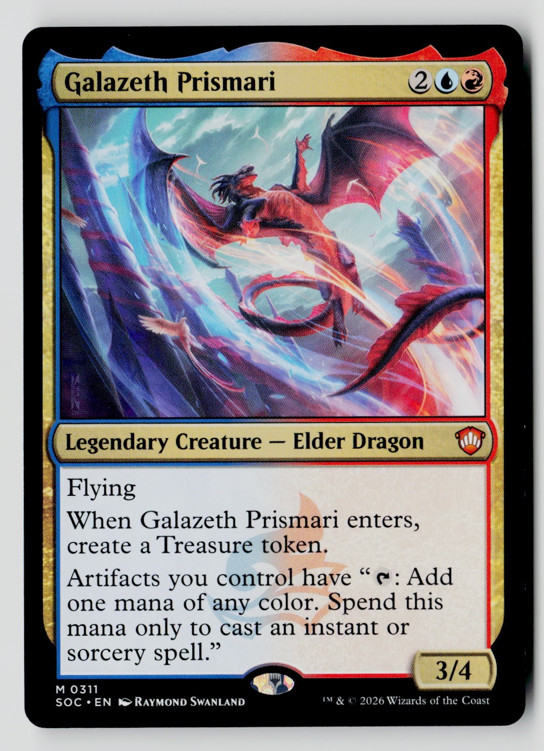 Galazeth Prismari 311 M MTG SOC NM