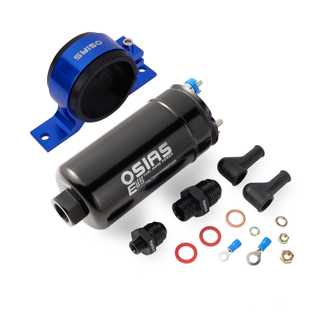 New EFI 380LH 1000HP Fuel Pump + Blue Bracket E85 Compliant 044 0580254044