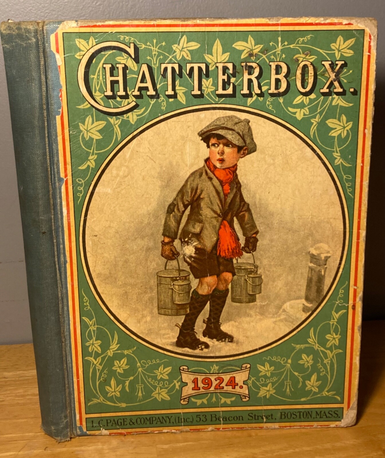 1924 HC Chatterbox - Antiquarian Illistrated Childrens Book - 300+ Pgs