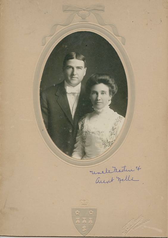 Antique Photo-Monmouth Illinois-Uncle Martin&Aunt Nelle Antique Photo-Monmouth Illinois-Uncle Martin&Aunt Nelle