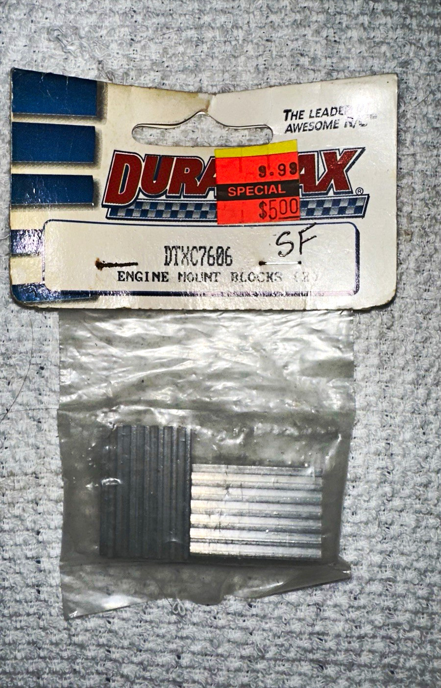 Duratrax Engine Mount Blocks DTXC7666 1:10 Nitro/Glow for RC Cars/Trucks