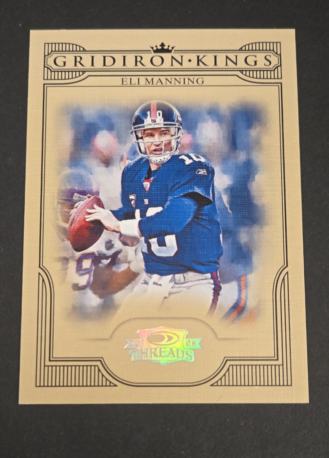 2008 Donruss Threads - Pro Gridiron Kings Eli Manning #PGK-19 Silver /250