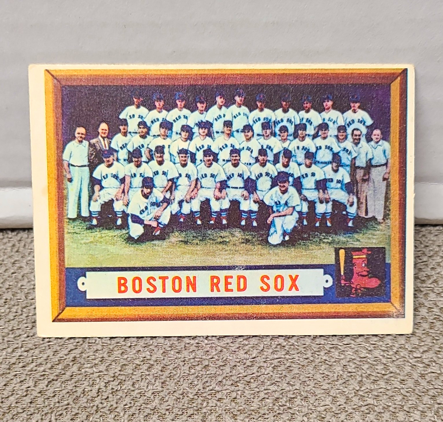 Topps 1957 Topps Boston Red Sox Team Card #171 MLB Baseball Trading Card Topps 1957 Topps Boston Red Sox Team Card #171 MLB Baseball Trading Card