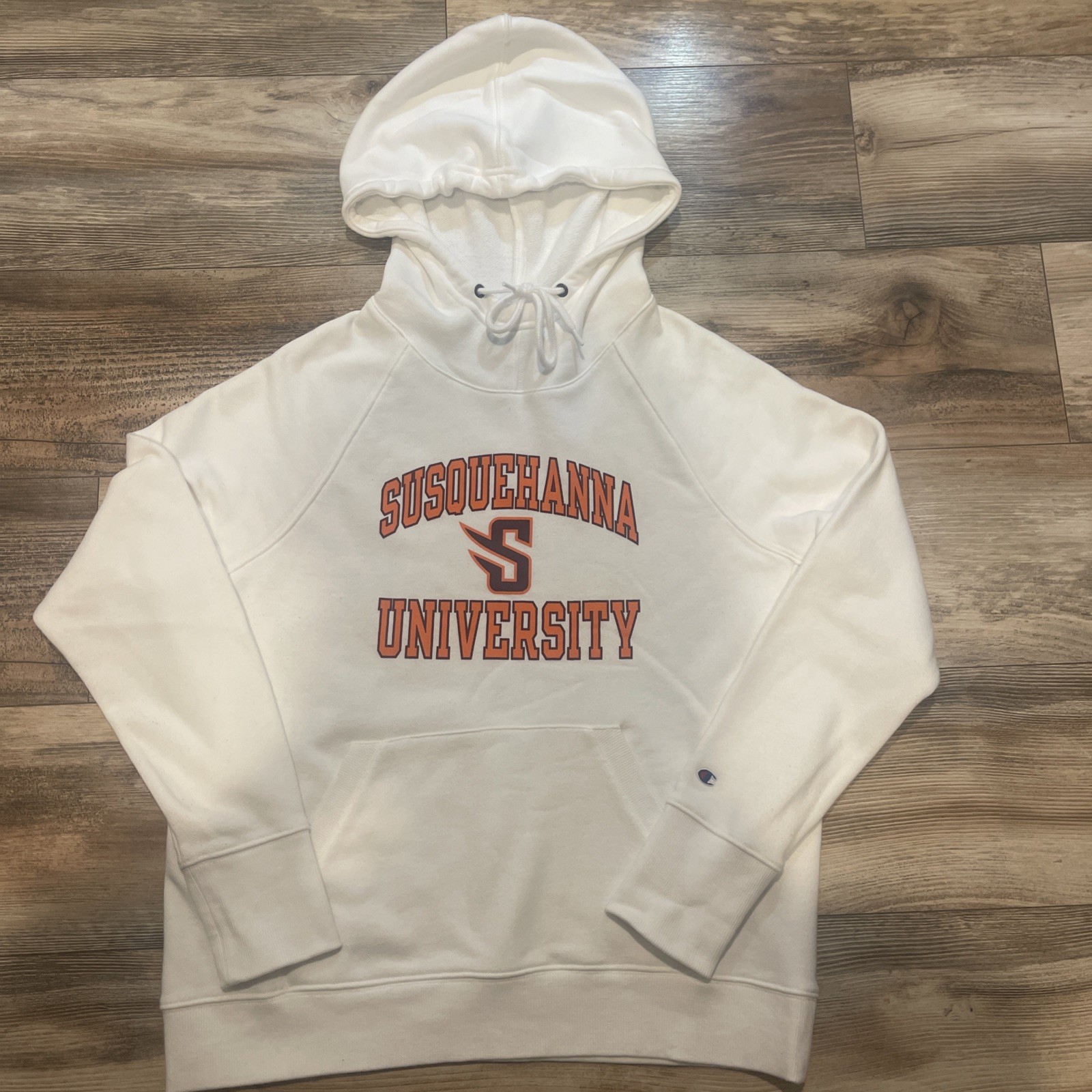 Champion Susquehanna University Hoodie Large River Hawks College Champion Susquehanna University Hoodie Large River Hawks College