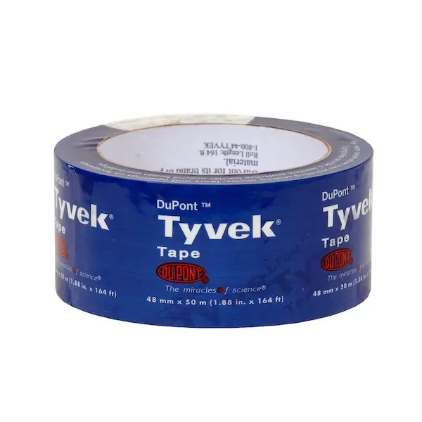(2 PC  LOT) BRAND NEW DuPont Tyvek Tape 1.88-in x 164-ft Housewrap Tape