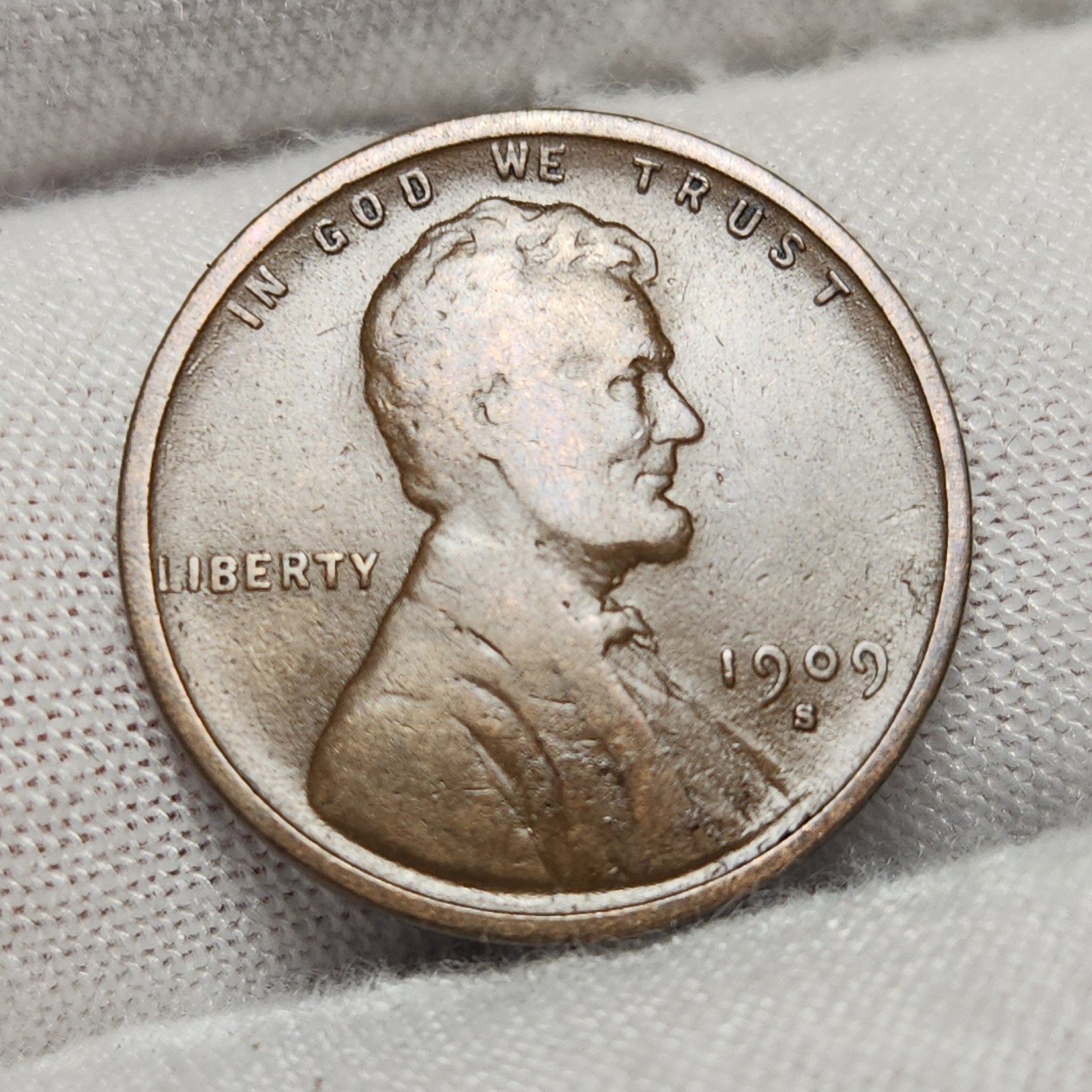 1909-S Lincoln Wheat Penny Cent 1c Low Mintage Semi-key Date US Coin LCAkk 1909-S Lincoln Wheat Penny Cent 1c Low Mintage Semi-key Date US Coin LCAkk