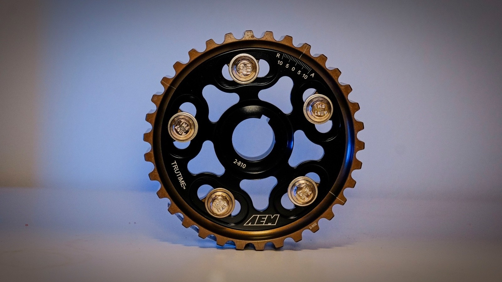 AEM 23-802BK Tru-Time Adjustable Cam Gear - Black