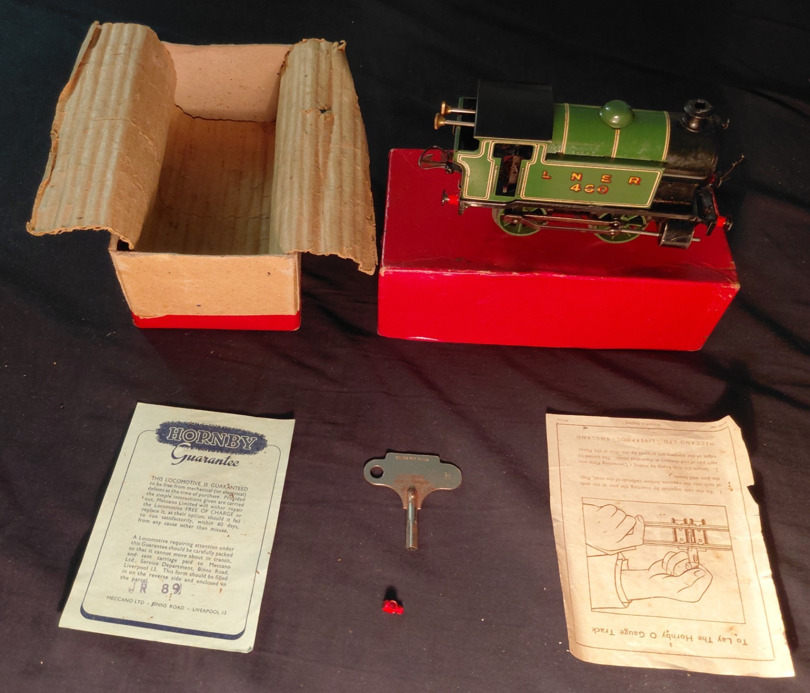 Vintage Hornby O Gauge No.101 Reversing Tank Locomotive LNER 460  Rare Working