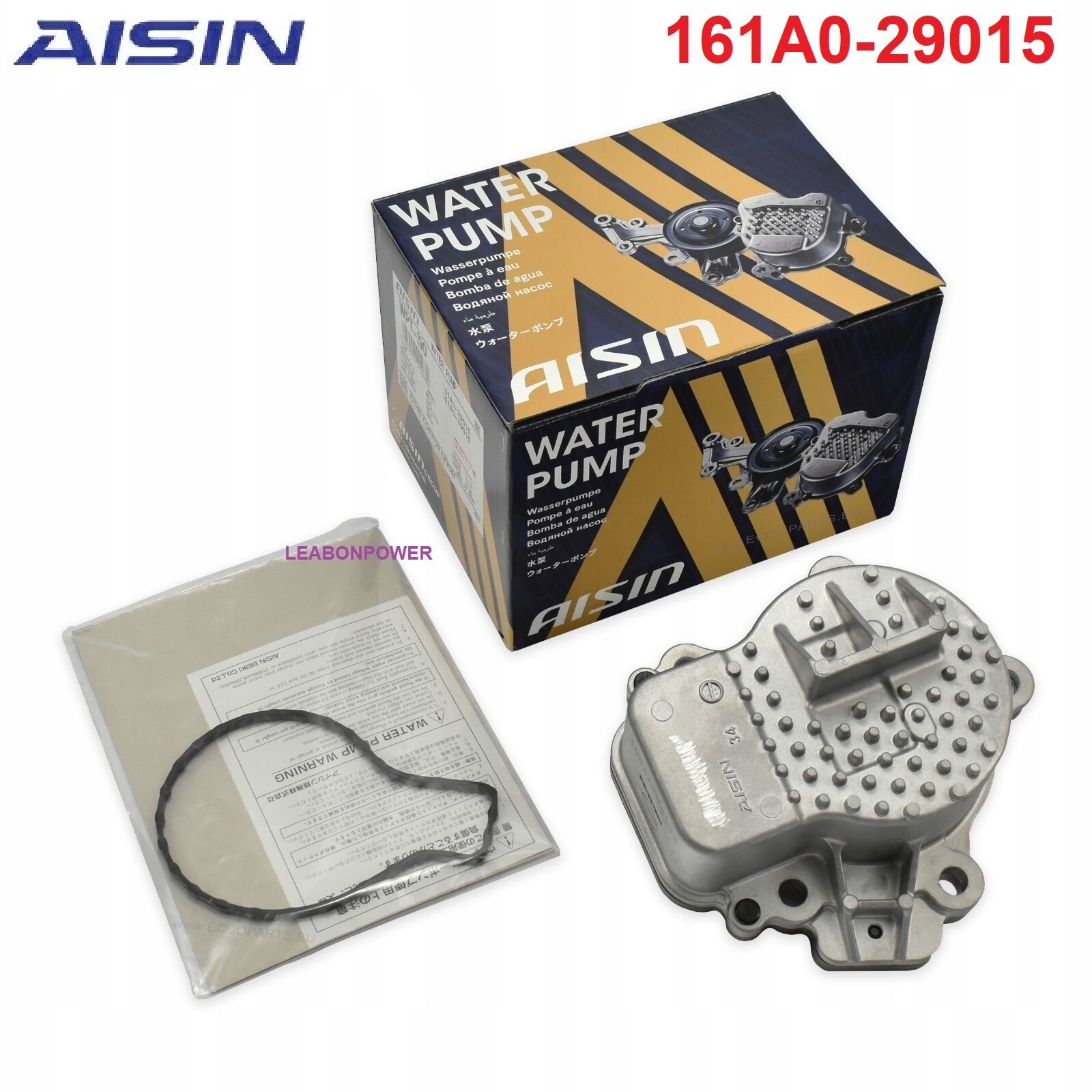 OEM AISIN Water Pump WPT-190 WPT190 ZVW30/ZVW35 161A0-29015 Prius US