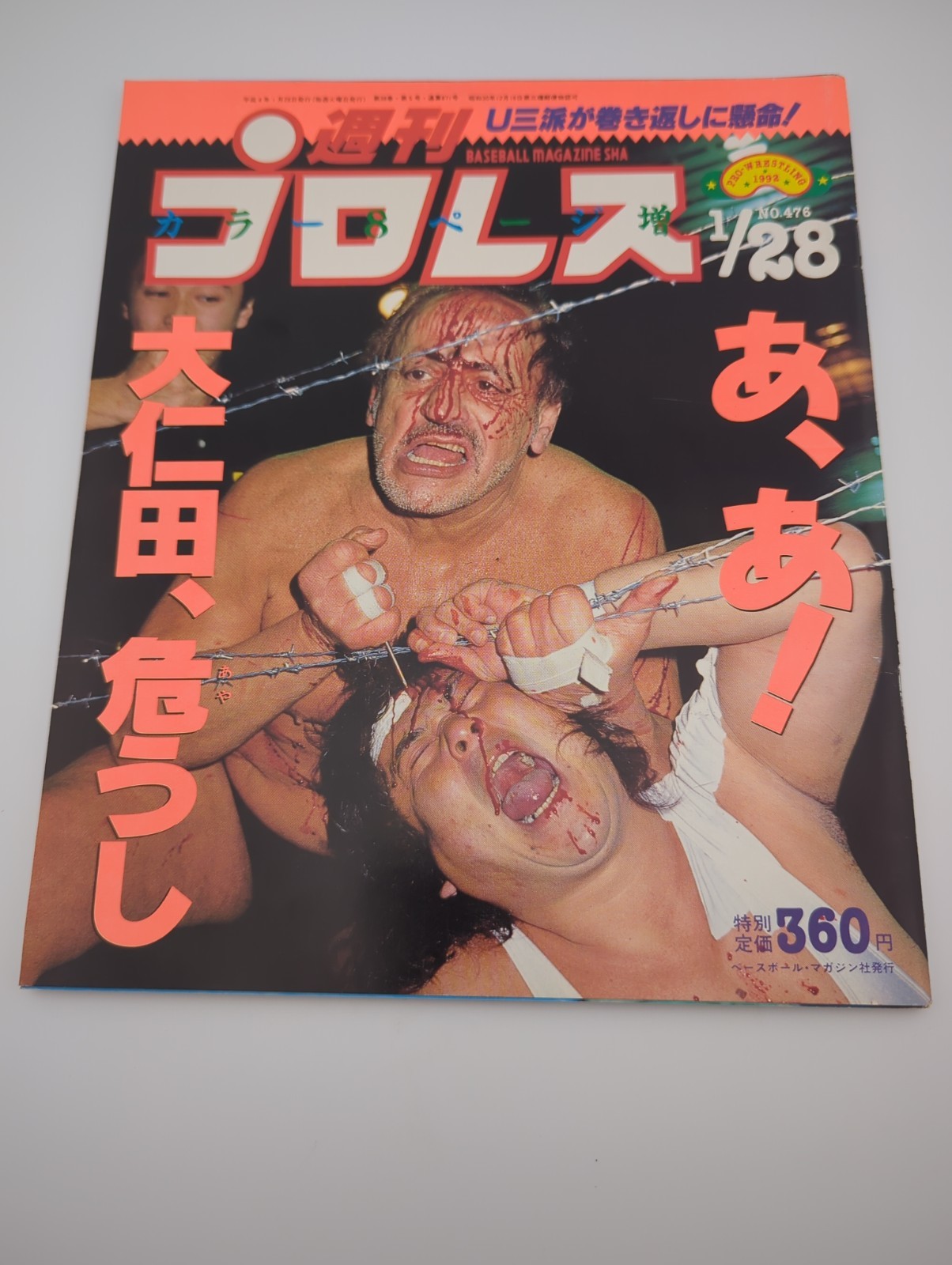 Weekly Pro Wrestling Magazine Issue 476 Jan 1992 FMW Onita WWF Royal Rumble Flai