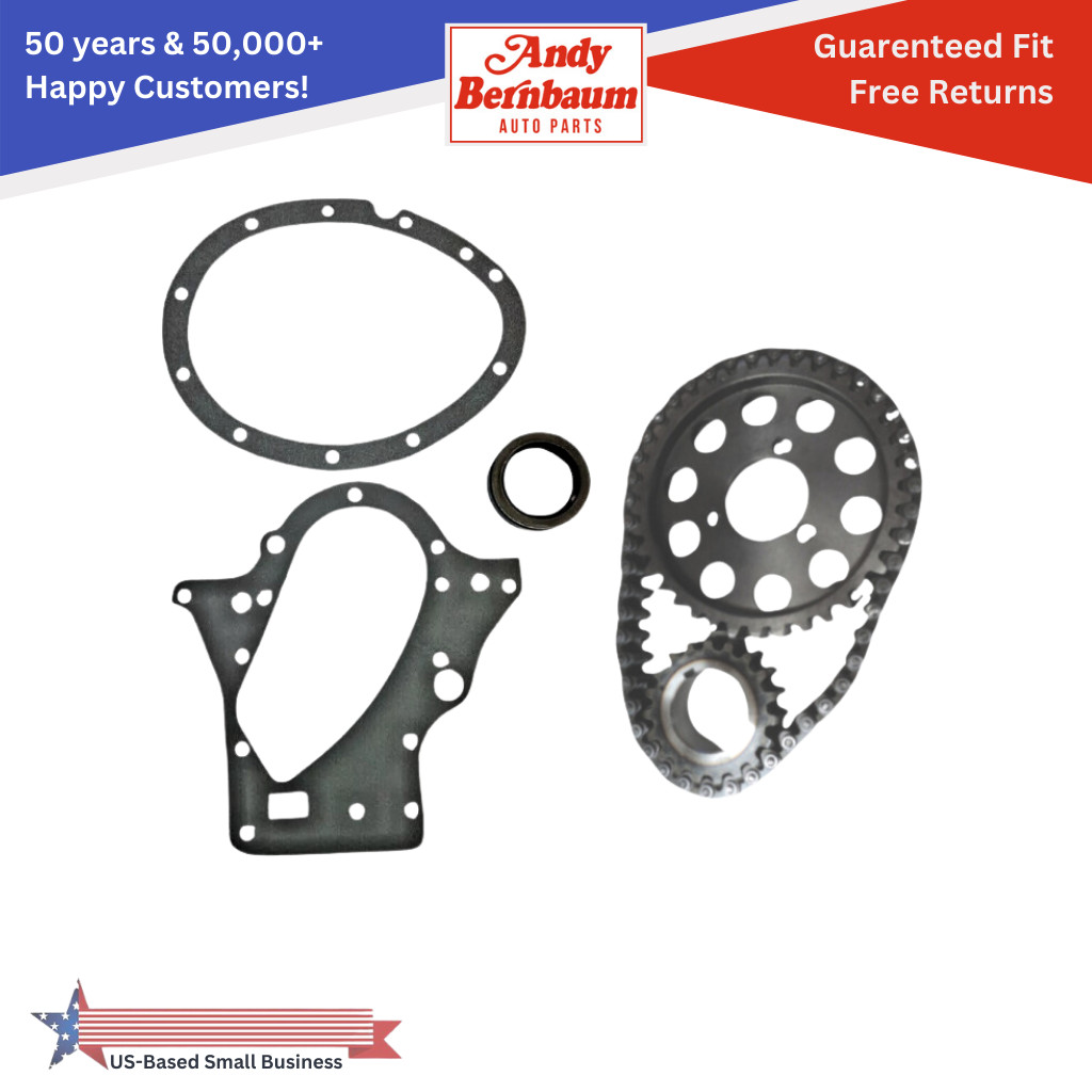 1937-1939 Dodge Plymouth Engine Timing Chain Sprockets Gaskets and Seal Set