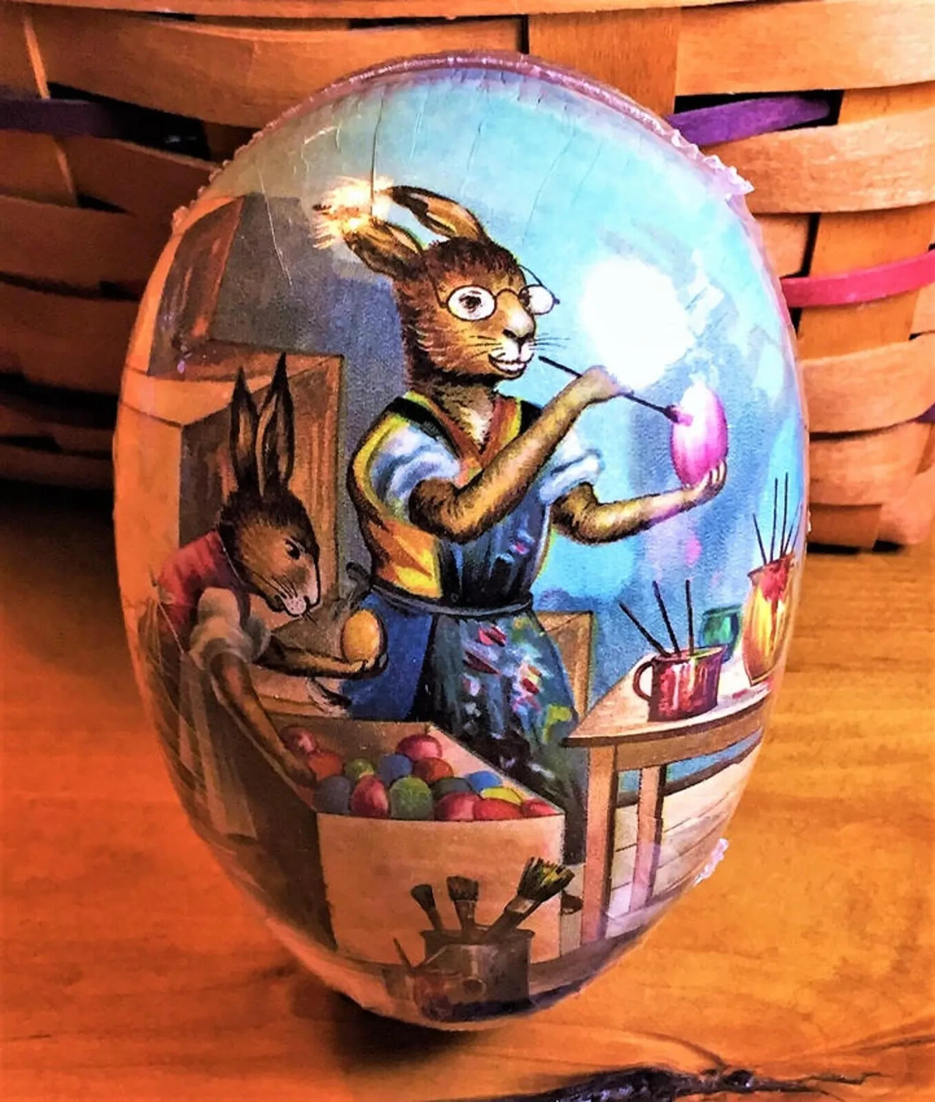 Vintage EASTER EGG 4x3.5
