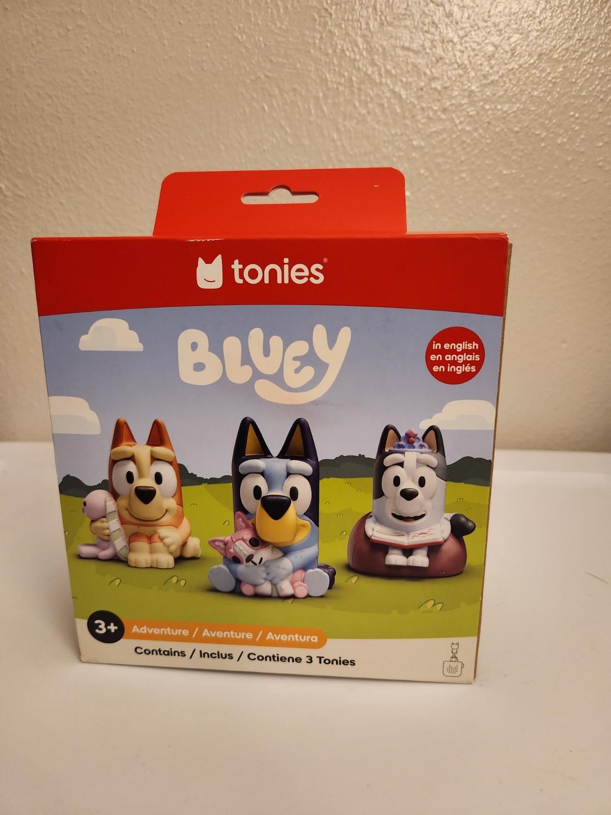 Tonies OFFICIAL Bluey Tonie Set 3 pack Adventure Figures Set BRAND NEW Sealed