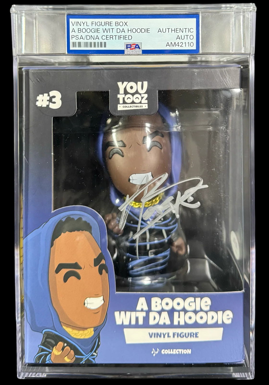 A Boogie Wit Da Hoodie Signed Autographed Youtooz #3 PSA/DNA Authenticated