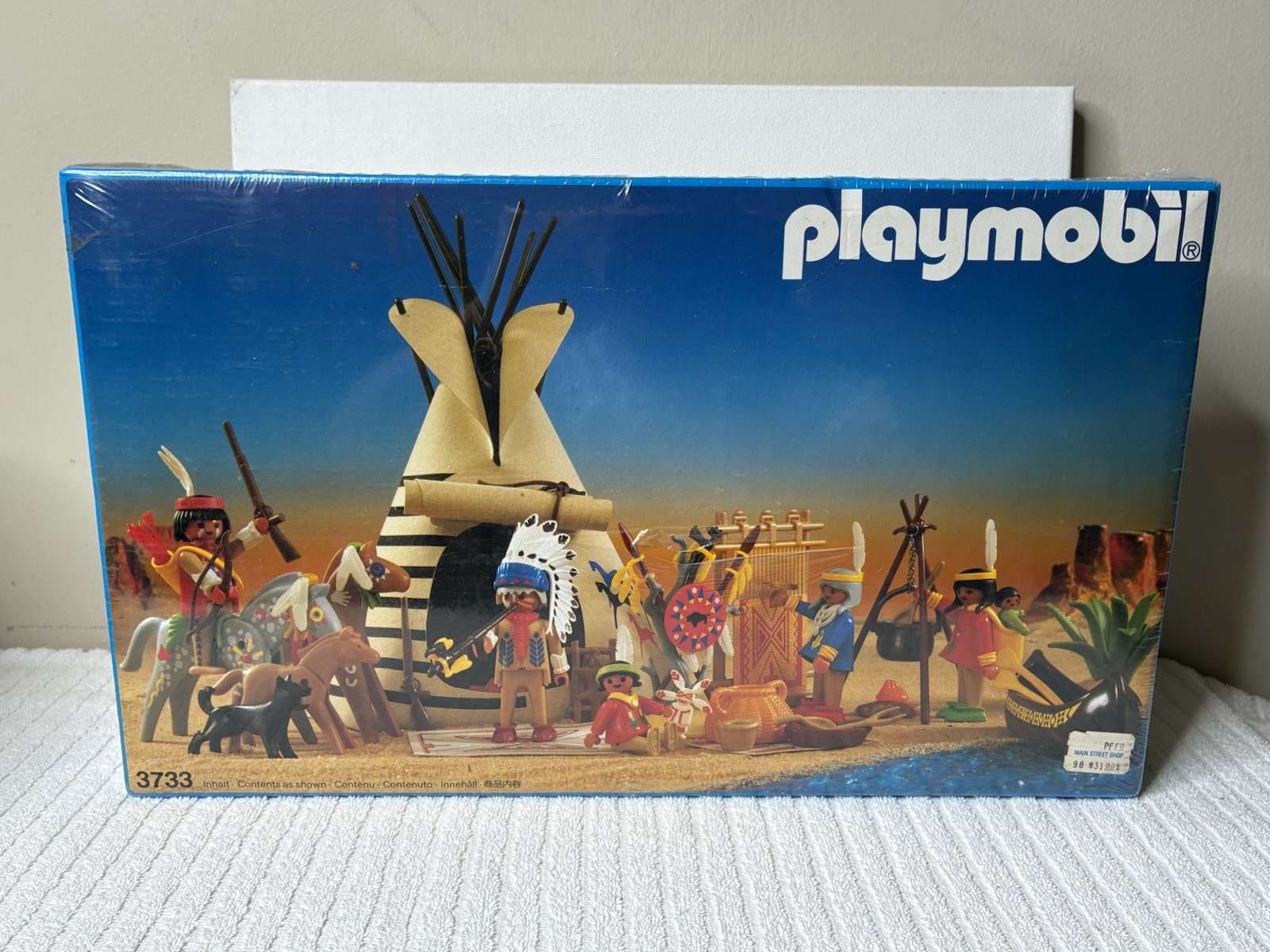 VTG ~1988 1st Series PLAYMOBIL~ Native American Camp~ #3733 NEW IN SEALED BOX VTG ~1988 1st Series PLAYMOBIL~ Native American Camp~ #3733 NEW IN SEALED BOX