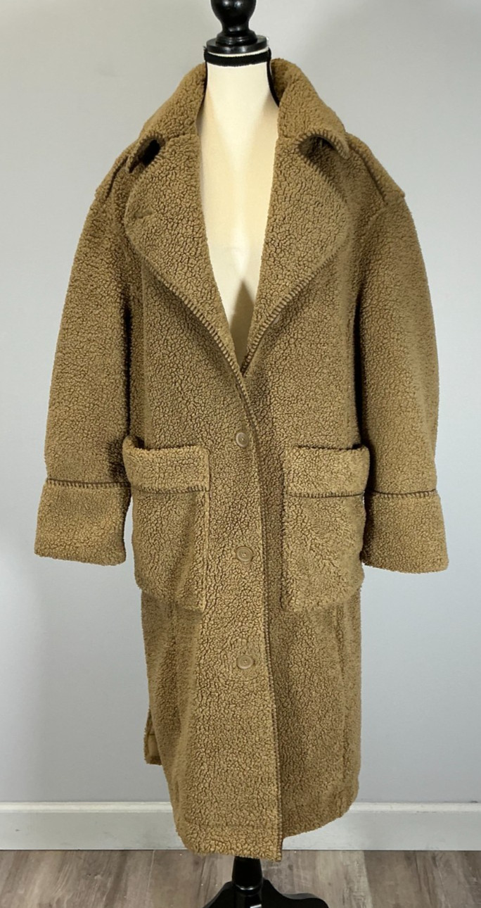 Ugg Sema UGGfluffy Women\'s Size XS Live Oak Coat NWOT Ugg Sema UGGfluffy Women\'s Size XS Live Oak Coat NWOT
