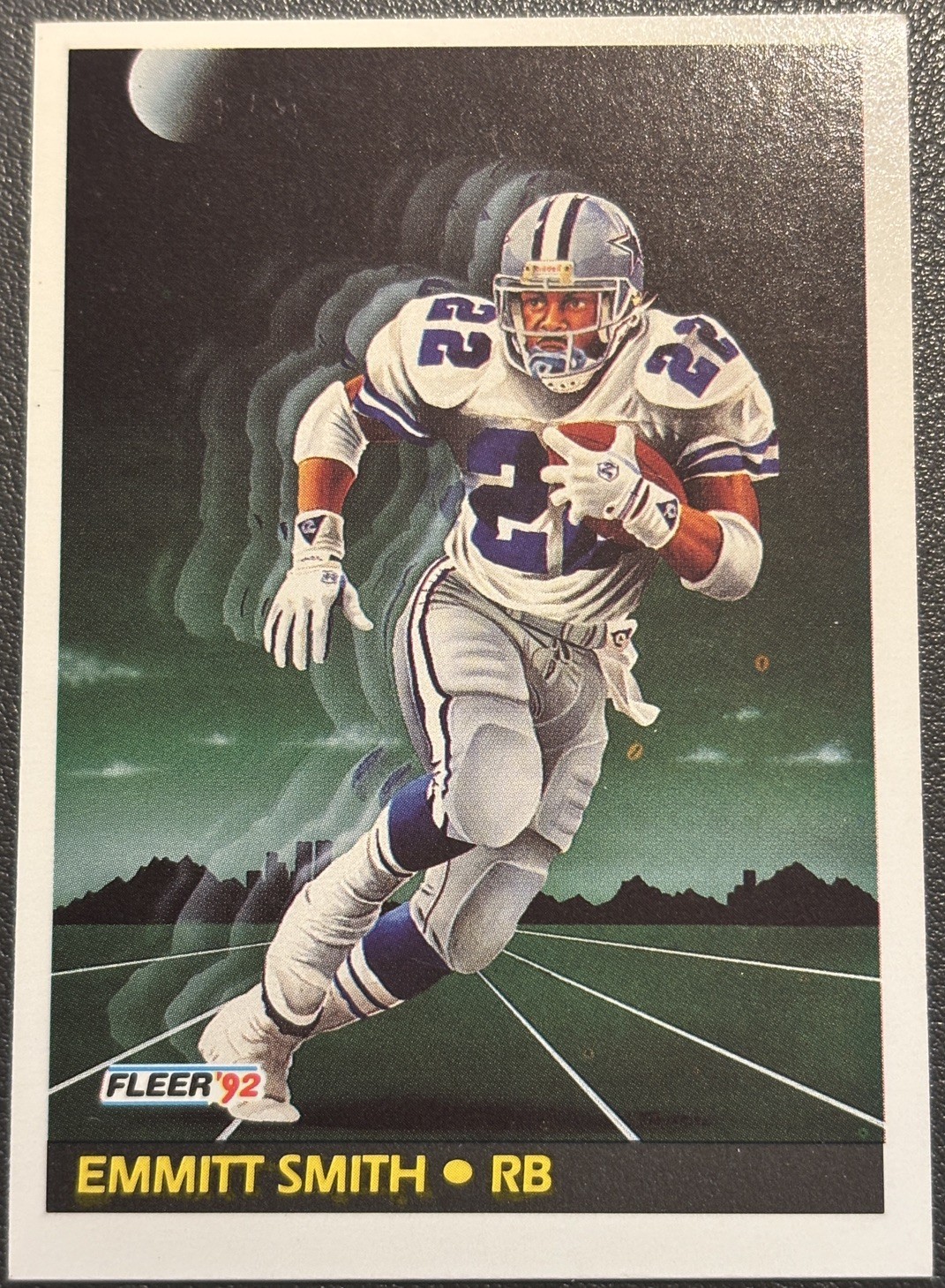 1992 Fleer Pro Vision Emmit Smith #475 Dallas Cowboys Card A49
