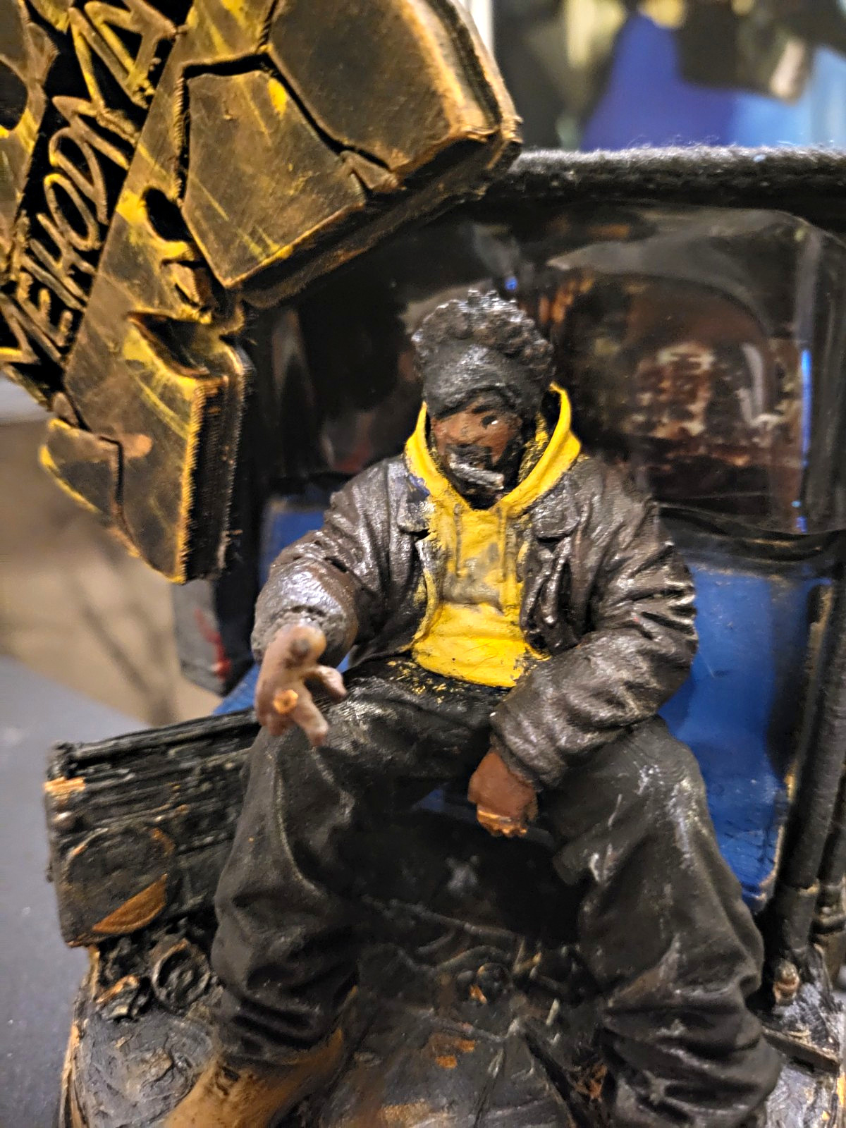 RARE Custom Handcrafted WUTANG METHOD MAN  SUBWAY STATUE