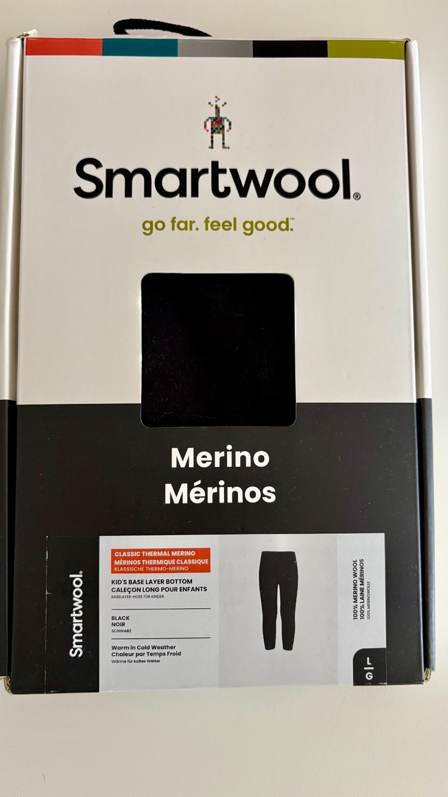 Smartwool® Kids\' Classic Thermal Merino Base Layer Bottom, L. Smartwool® Kids\' Classic Thermal Merino Base Layer Bottom, L.