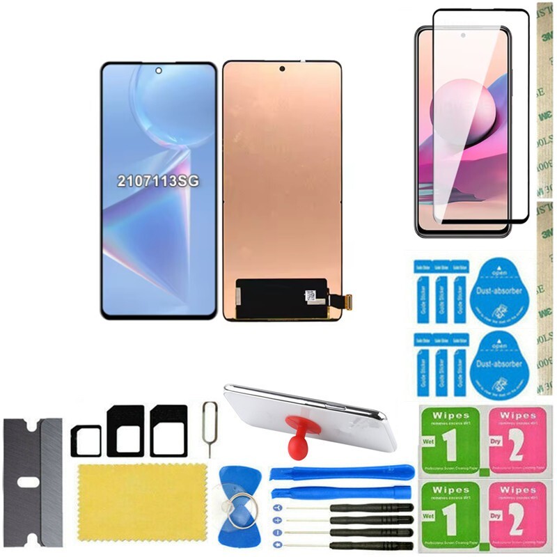 For Xiaomi 11T Pro LCD Display Touch Screen Digitizer Replacement + Frame
