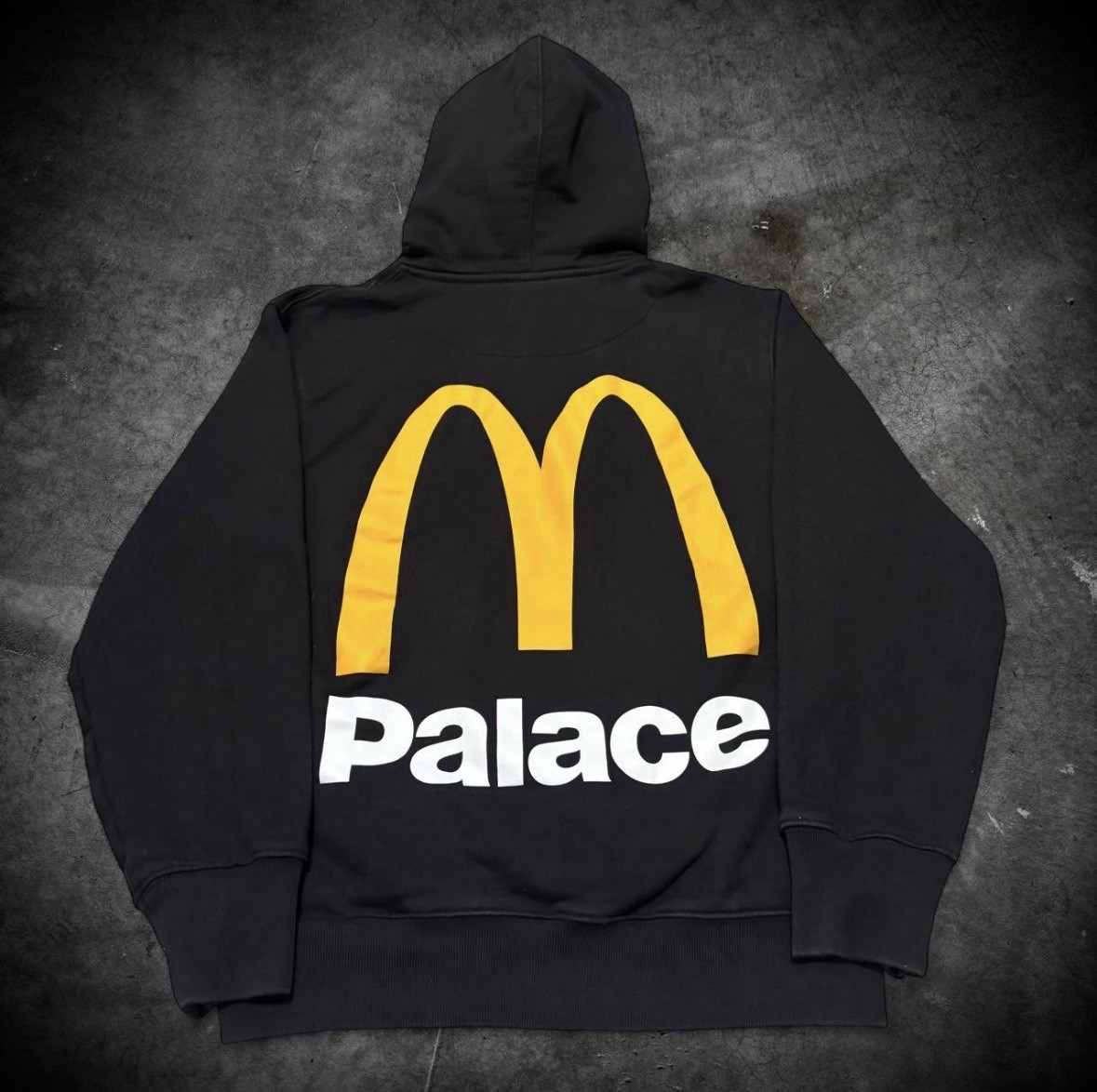 Palace McDonald’s Hoodie Black Size S Arches Logo Skate Streetwear