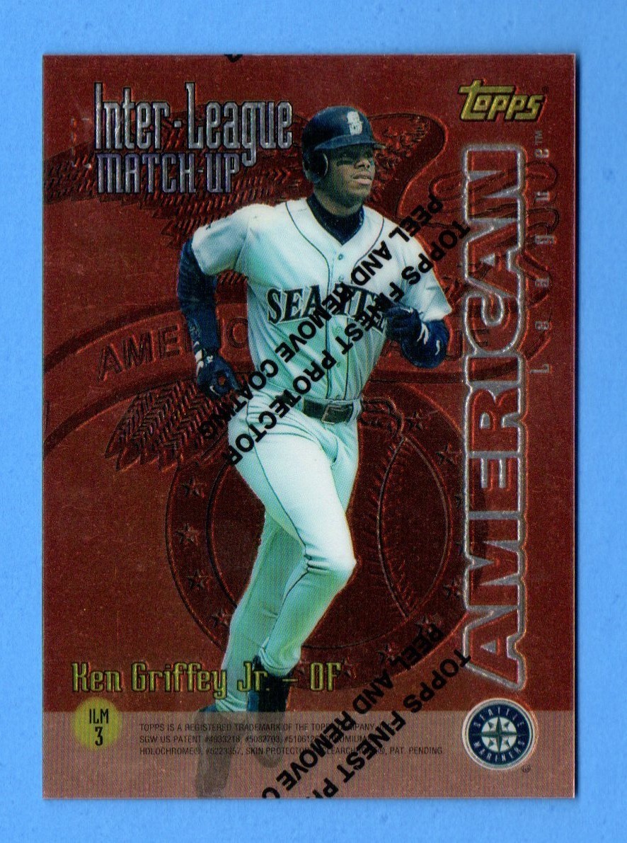 1997 Topps Inter-League Match-Up KEN GRIFFEY JR. DANTE BICHETTE #ILM3 NM (SKU2)