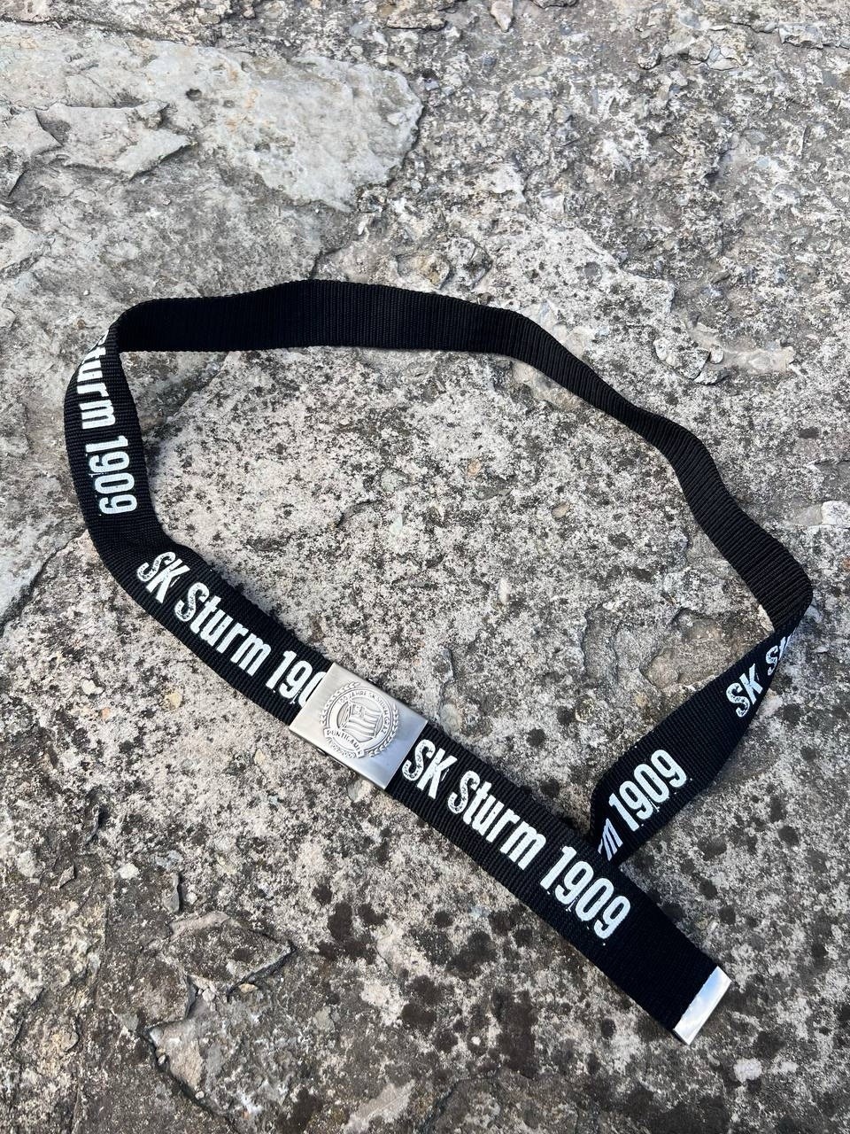 Vintage SK Sturm Graz Webbing Belt Metal Buckle Football Fan Merchandise 2009 Vintage SK Sturm Graz Webbing Belt Metal Buckle Football Fan Merchandise 2009