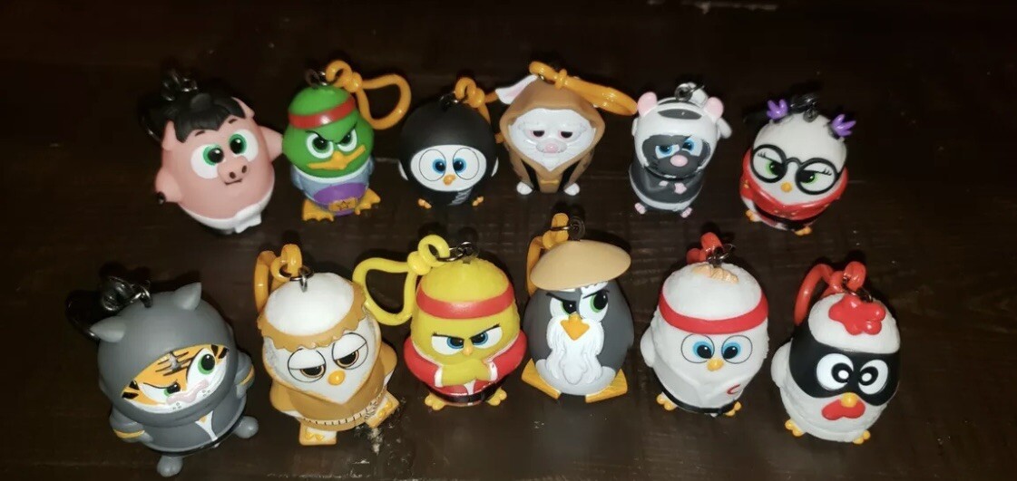 Kung Fu Coops - Set of 12 Collectible Keychains Kung Fu Coops - Set of 12 Collectible Keychains