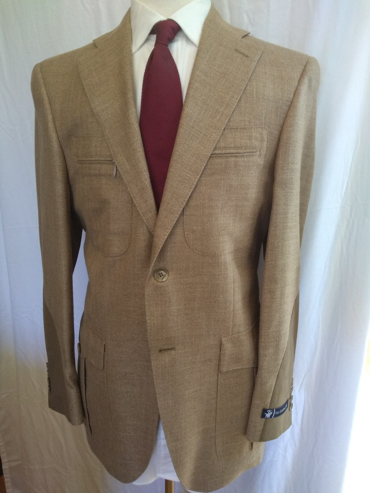 NWOT Hart Schaffner & Marx Tan Sport Coat 40R MSRP $598 NWOT Hart Schaffner & Marx Tan Sport Coat 40R MSRP $598