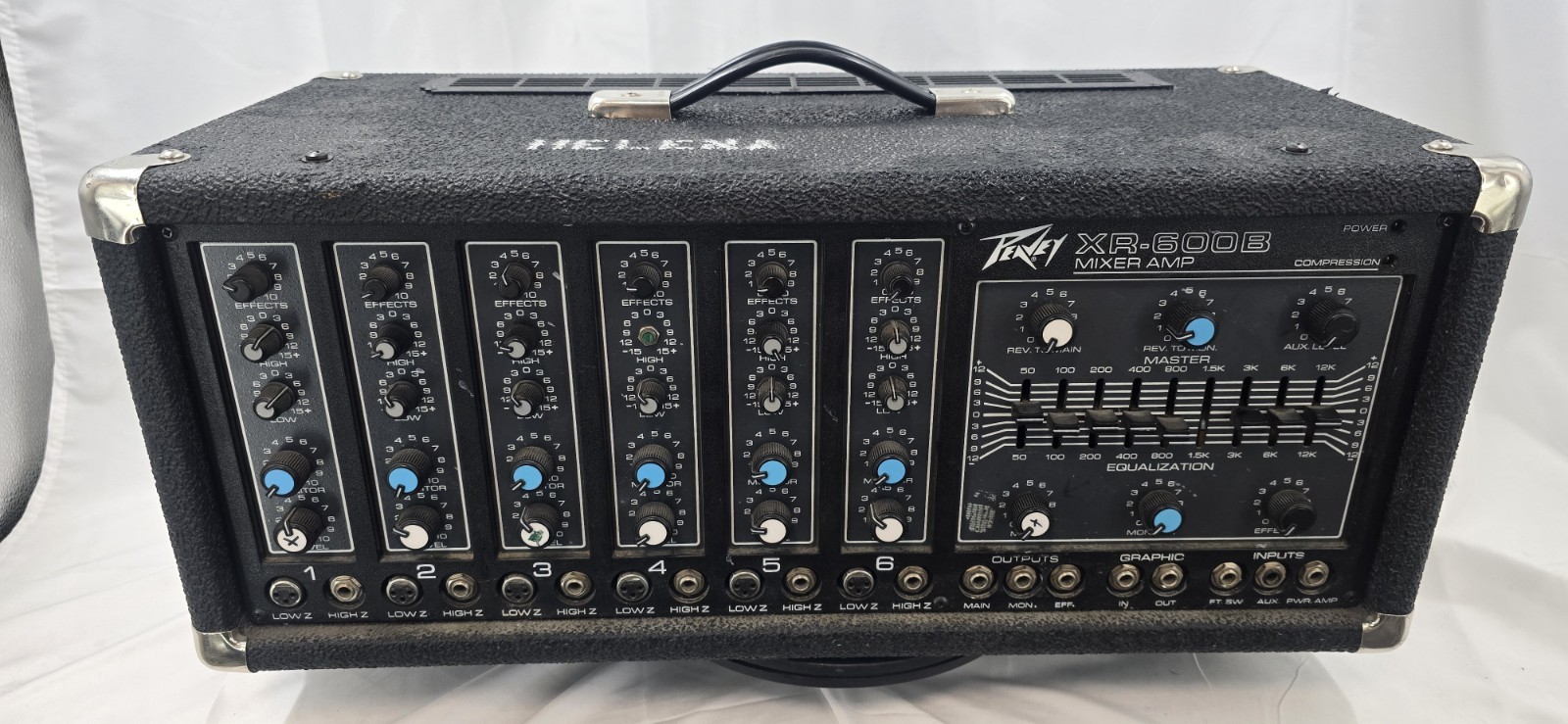 Peavey XR-600B Mixer Amp Amplifier Please Read - TESTED - EB-20880