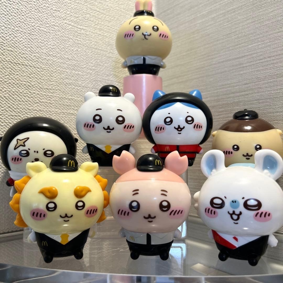 Chiikawa McDonald Japan Happy Meal Toy Figure Complete Full Set 8pcs