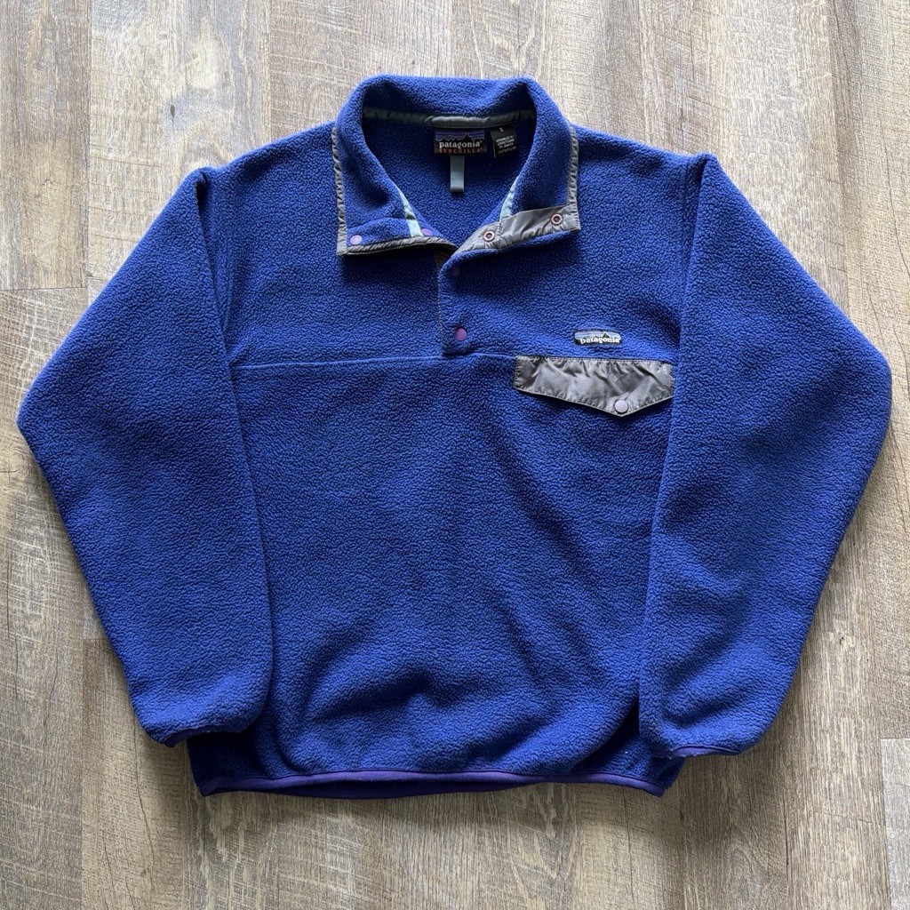 Vintage Patagonia Synchilla Snap T Fleece Size Small