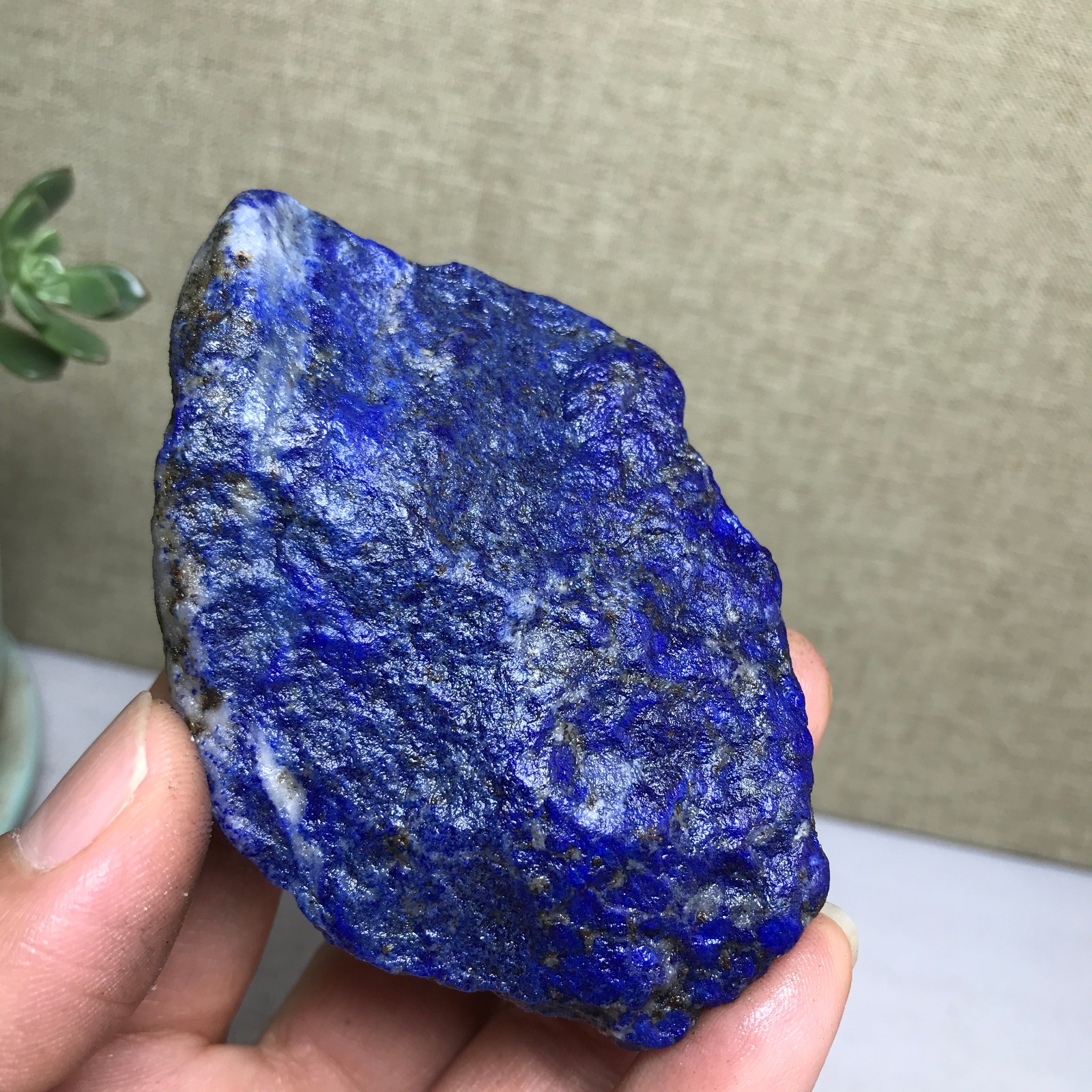Natural Rough Lapis Lazuli original Crystal uncut Gemstone Specimen 120g A5959
