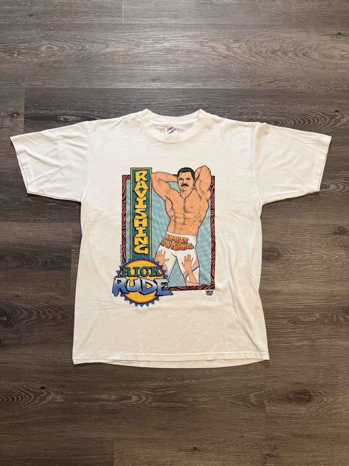 Vintage Rick Rude 1990s RavishingWrestling WCW ECW NWA 90s Shirt RARE