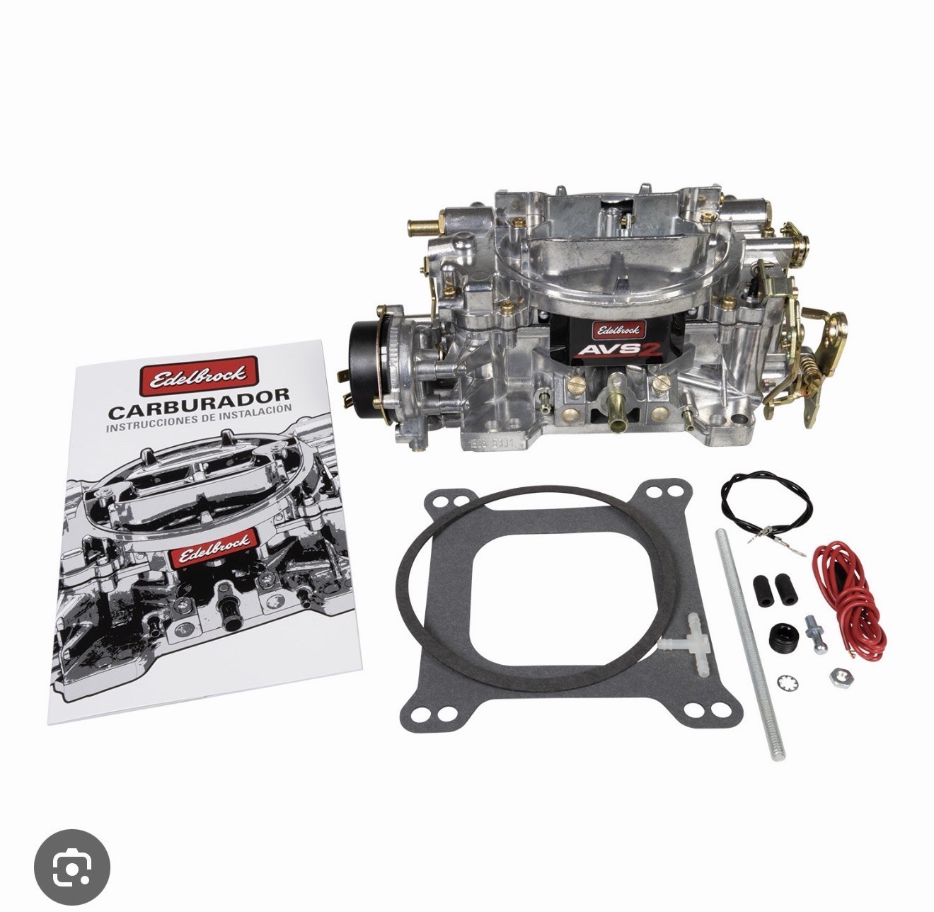 Edelbrock 650 CFM AVS2 Carburetor 1906 with Satin Finish and Electric Choke