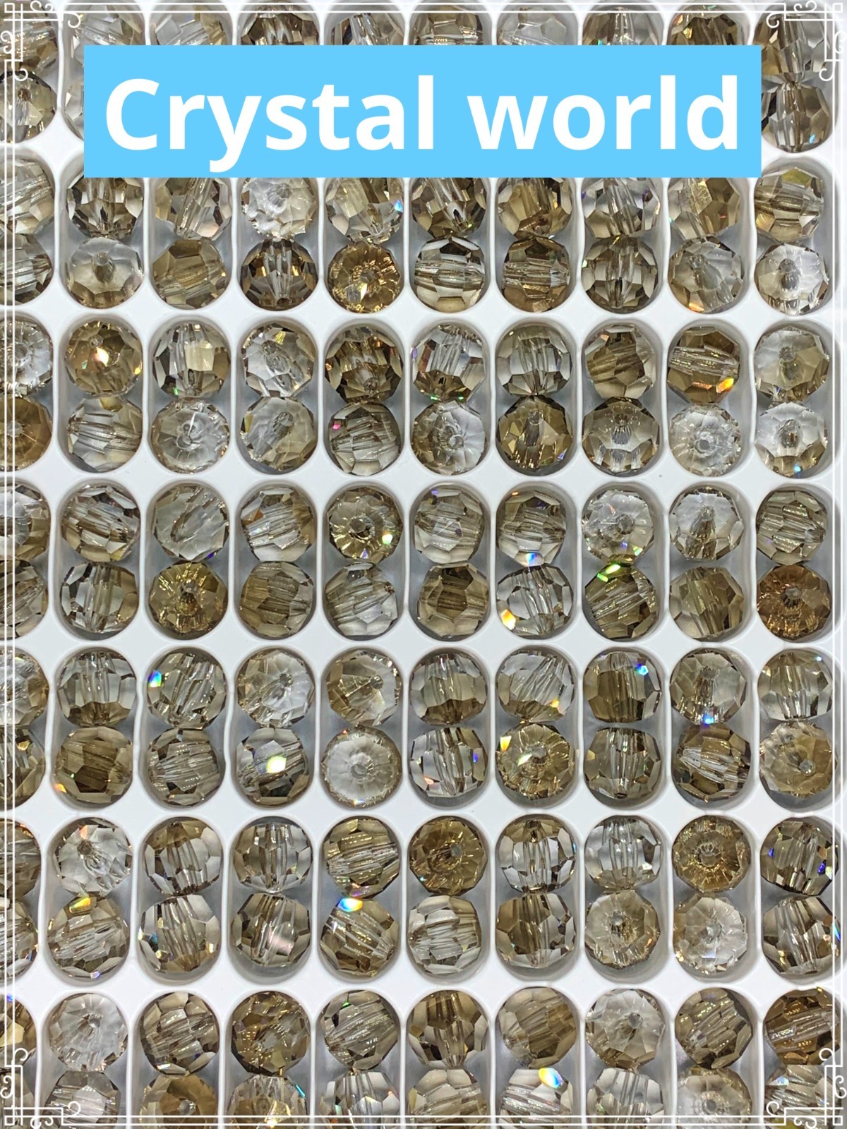 1350pcs 10mm Asfour Chandelier Prisms Faceted Beads Loose Crystal Glass Pendants