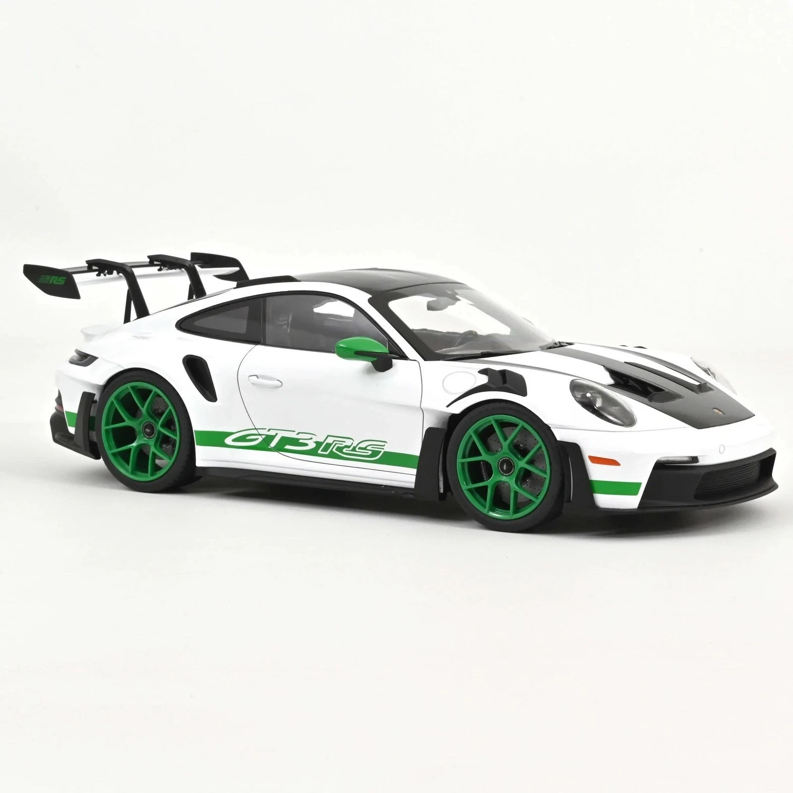 Norev PORSCHE 911 GT3 RS Tribute CARRERA 127535 NEW White/Green 2022 LARGE 1:12