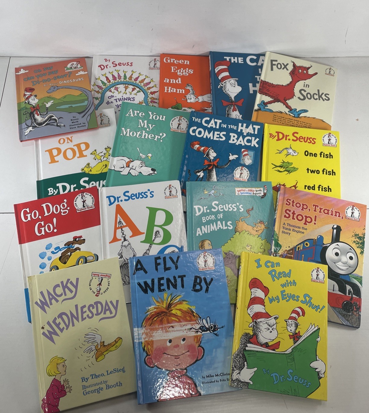 Lot of 10 RANDOM Dr. Seuss I Can Read Beginner Children\'s Books Hardcover