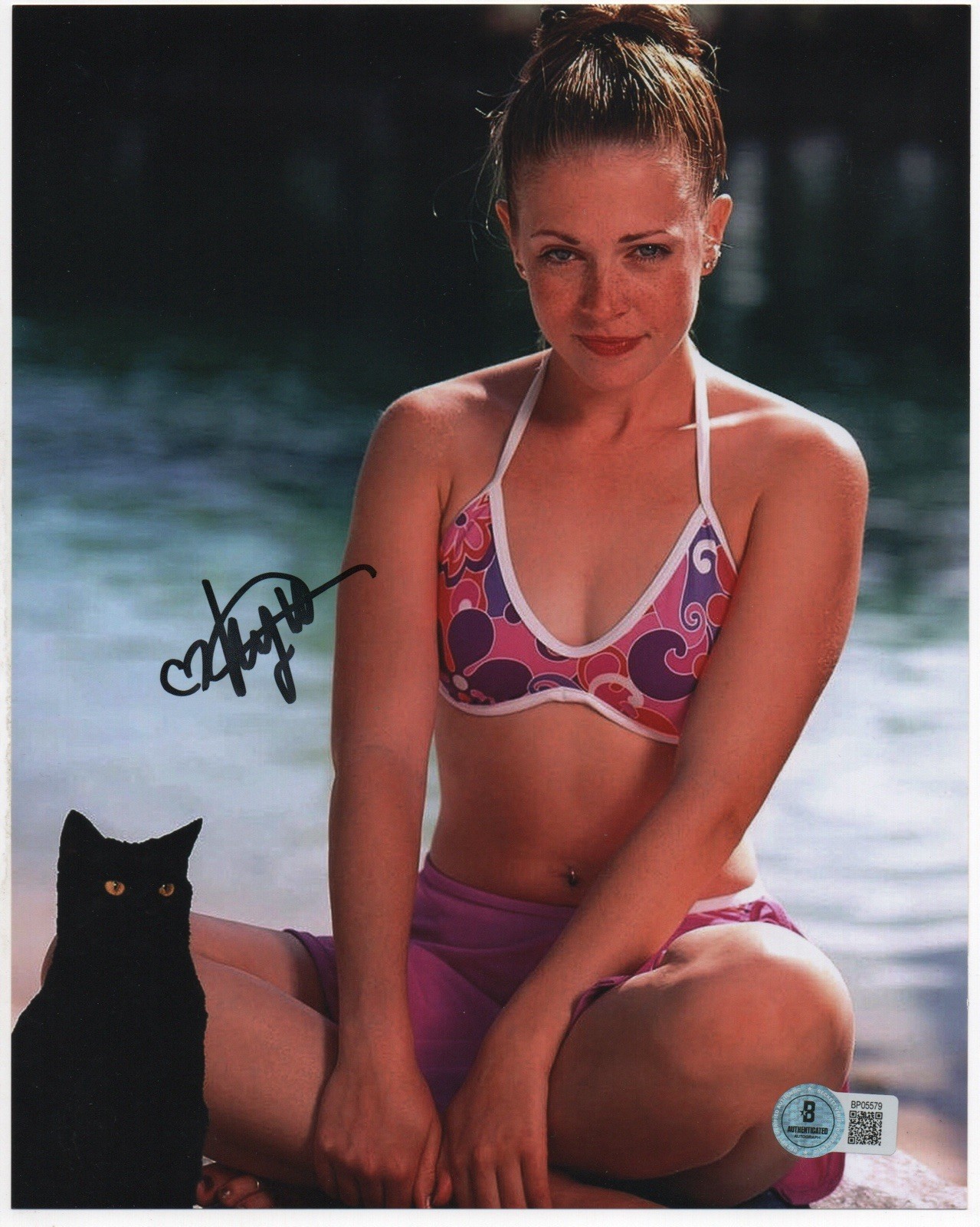 Melissa Joan Hart autographed signed 8x10 photo Beckett BAS COA Sexy Hot Sabrina