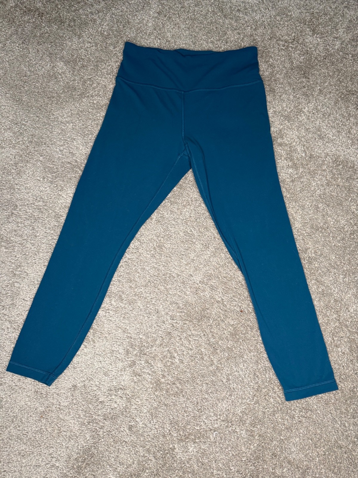 Athleta Leggings Womens Medium Blue Ultra High Rise Elation 7/8 Tight Leggings