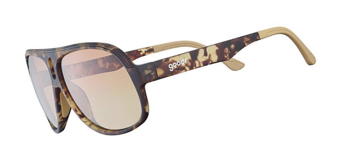 New Goodr Super Flys Sunglasses Shaves Legs, Grows Beard Magnetic Box + Pouch