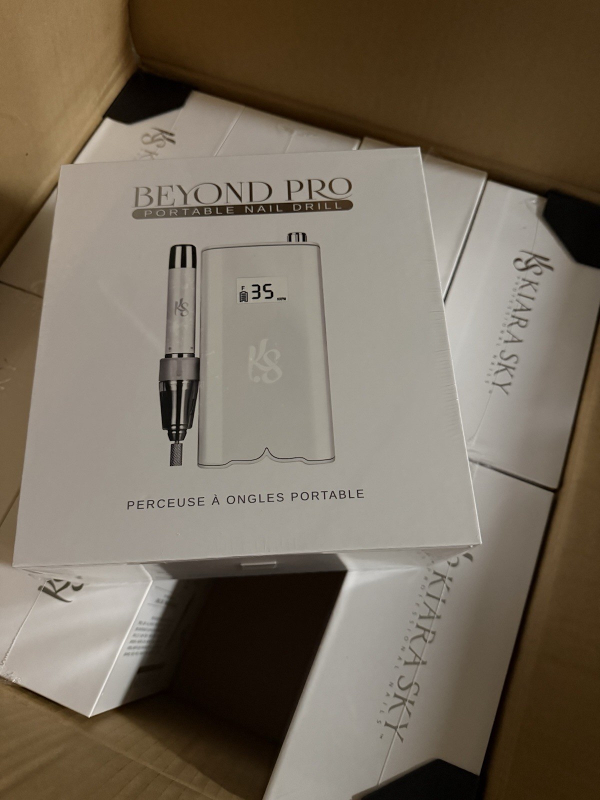 Kiara Sky Beyond Pro Nail Drill Rechargeable Cordless White
