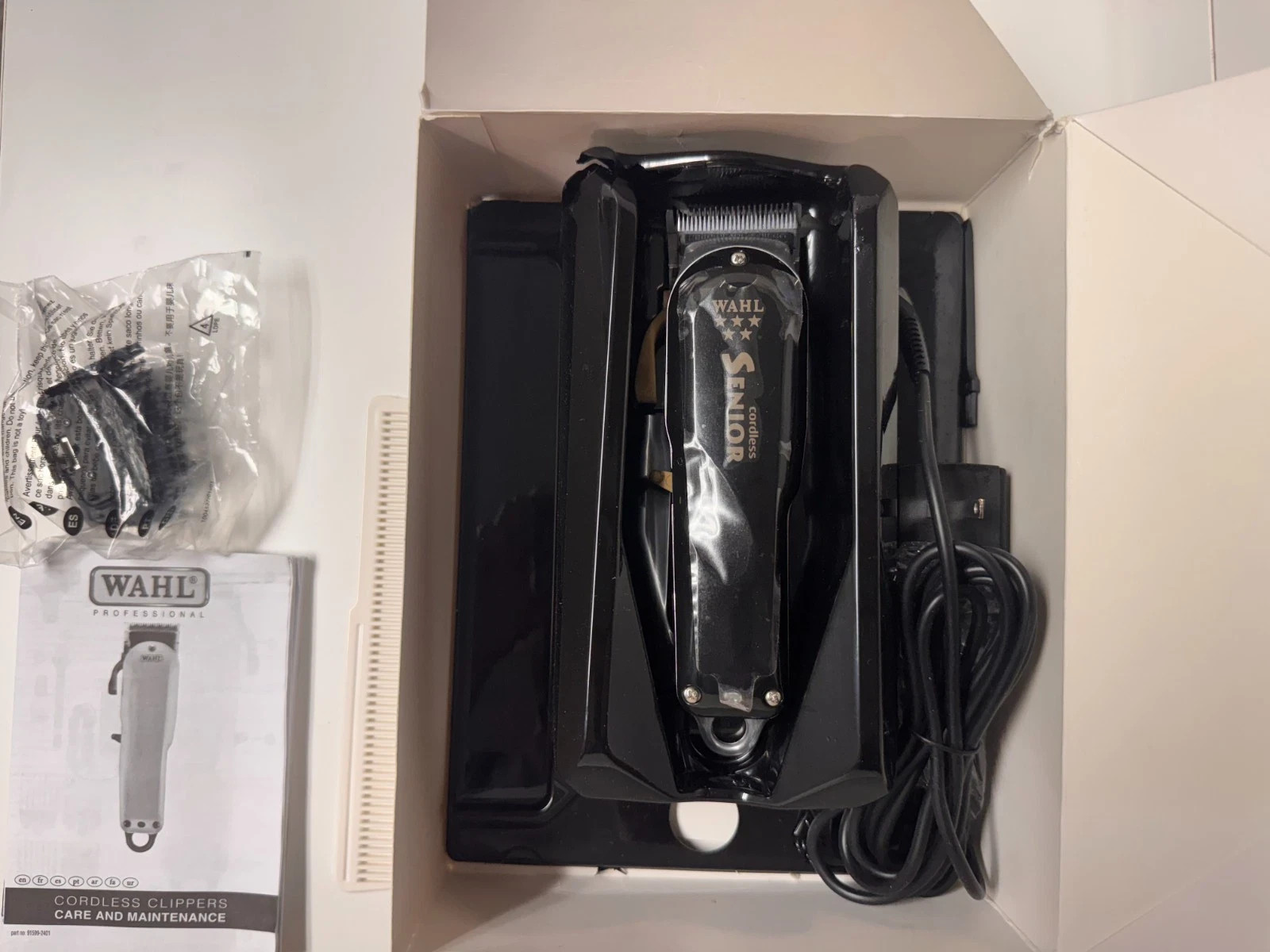 Wahl Professional 5 Star Cordless Senior Clipper 8504-400 USED
