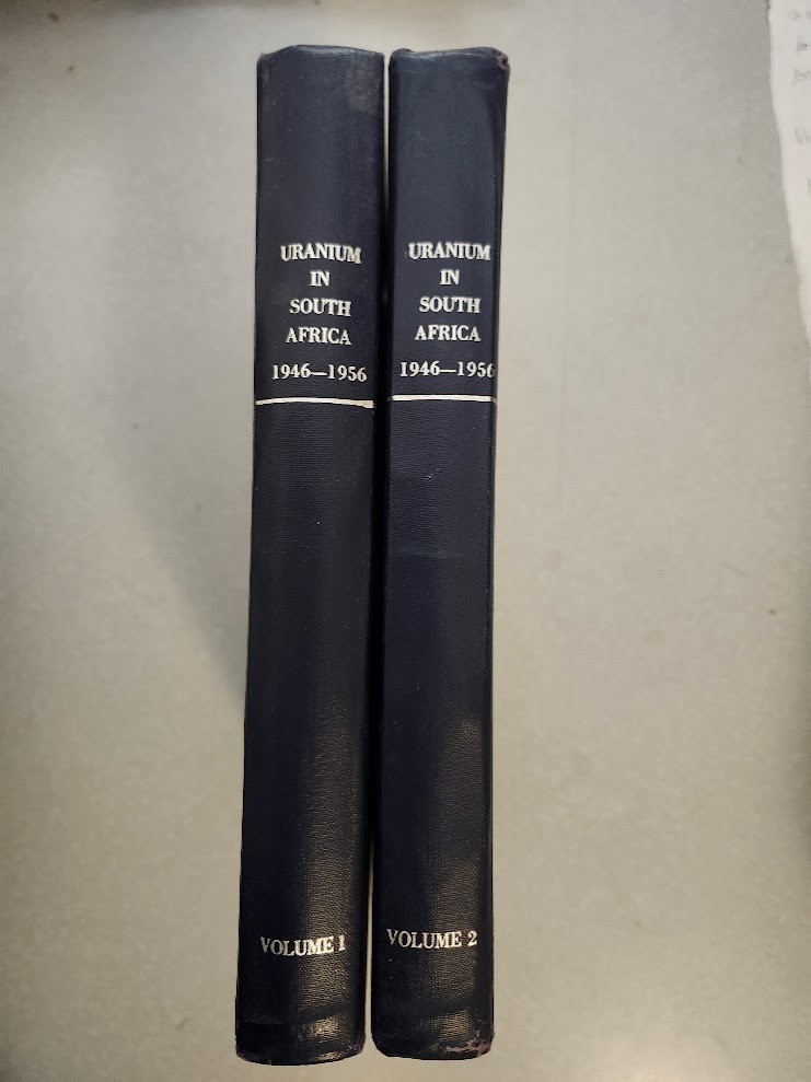 Antique Two Volume Set of Uranium in South Africa 1946-1956 A Joint Symposium 