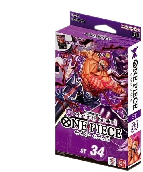 Bandai Namco One Piece Card Game ST-34 Starter Deck Charlotte Katakuri English Bandai Namco One Piece Card Game ST-34 Starter Deck Charlotte Katakuri English