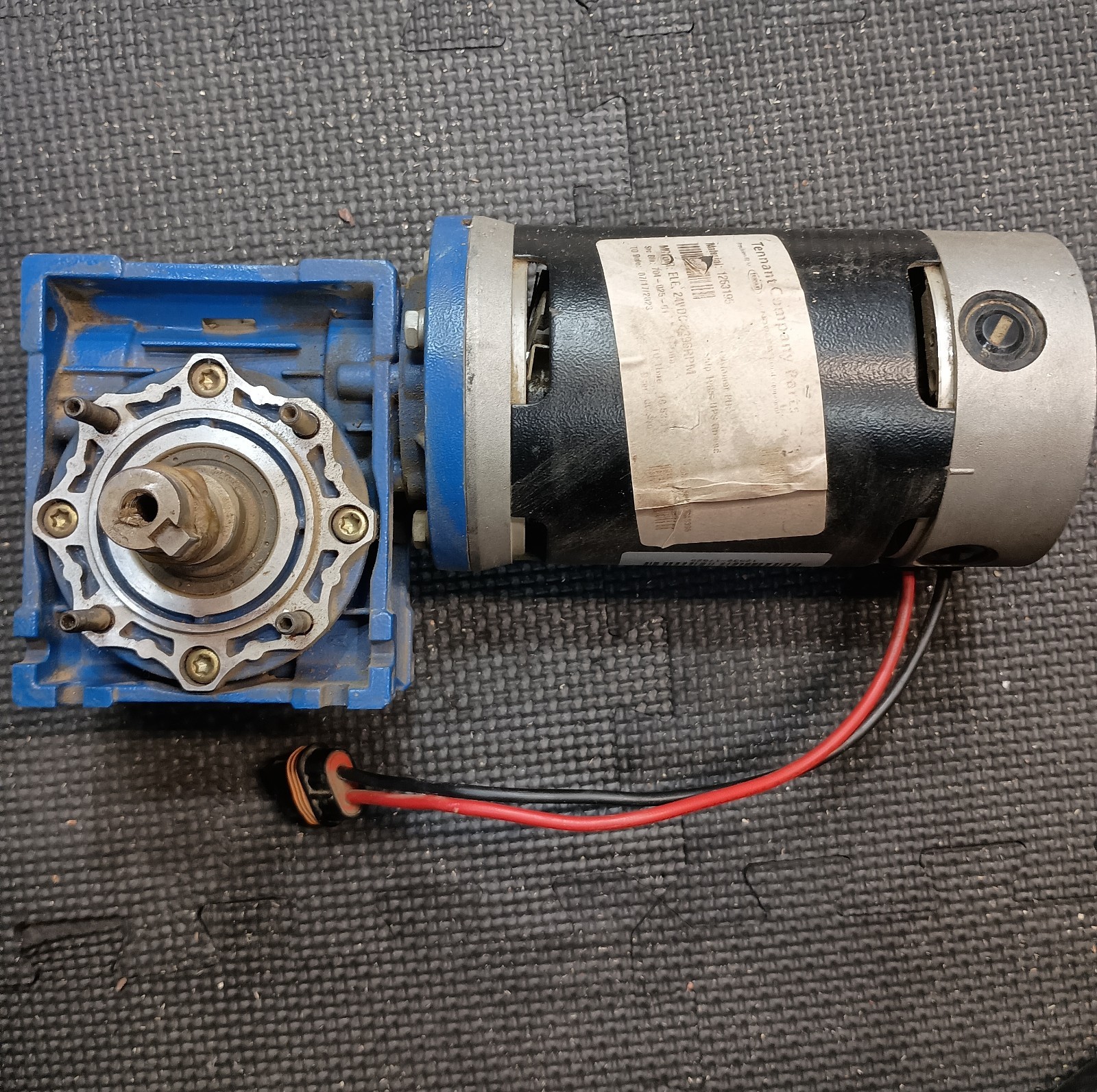 ASI Technologies 9589 1253195 24VDC Right Angle Gearmotor 10:1 296 RPM