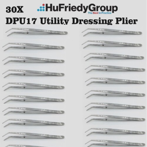 LOT 30X HU-Friedy DPU17 Utility Dressing Plier Forceps
