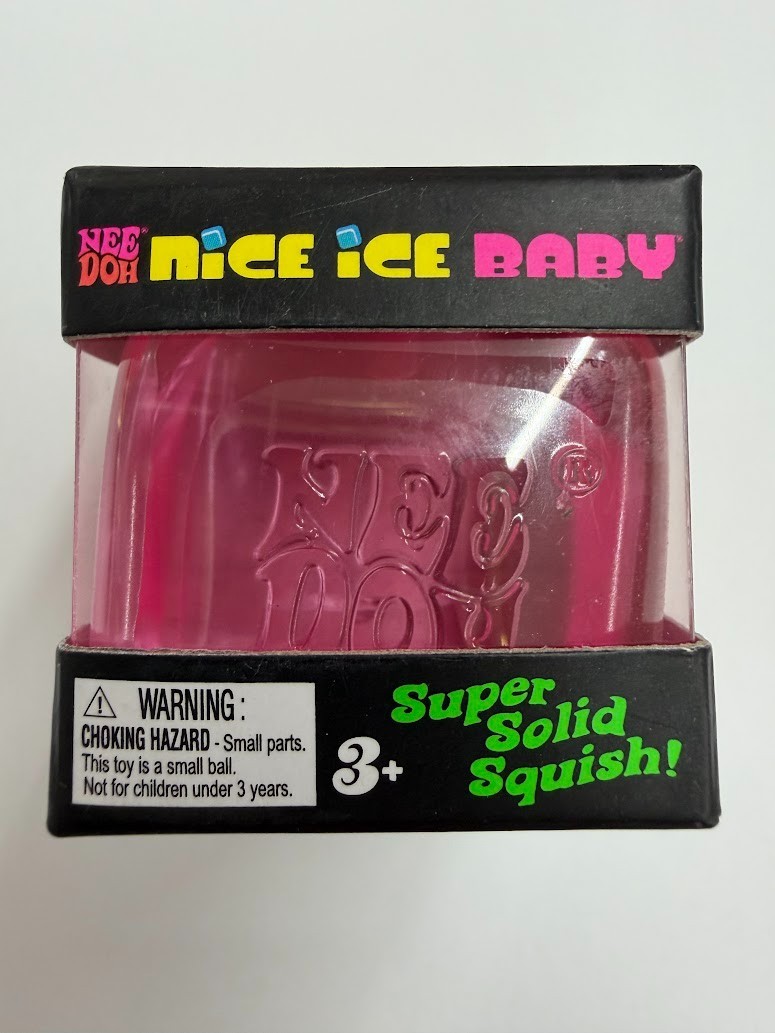 Schylling Nee Doh Nice Ice Baby Single Cube 100% Authentic - New- Pink Schylling Nee Doh Nice Ice Baby Single Cube 100% Authentic - New- Pink